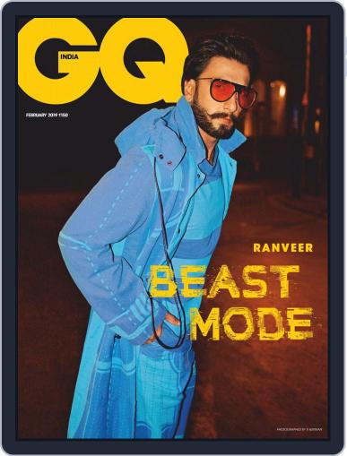 GQ India February 1st, 2019 Digital Back Issue Cover