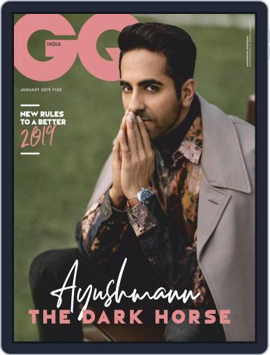 GQ India January 1st, 2019 Digital Back Issue Cover