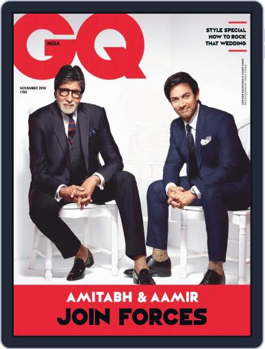 GQ India November 1st, 2018 Digital Back Issue Cover