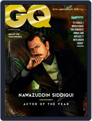 GQ India October 1st, 2018 Digital Back Issue Cover