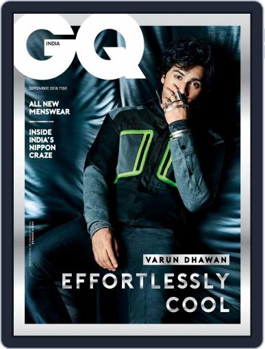 GQ India September 1st, 2018 Digital Back Issue Cover