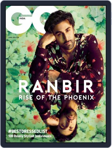 GQ India June 1st, 2018 Digital Back Issue Cover