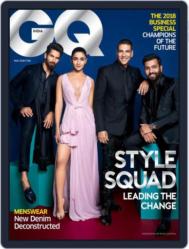GQ India May 1st, 2018 Digital Back Issue Cover