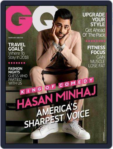 GQ India February 1st, 2018 Digital Back Issue Cover