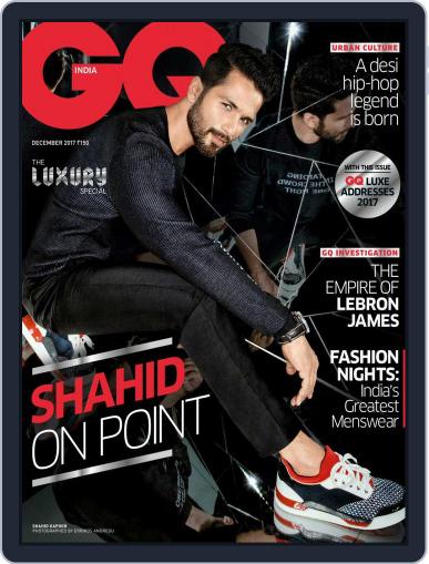 GQ India December 1st, 2017 Digital Back Issue Cover