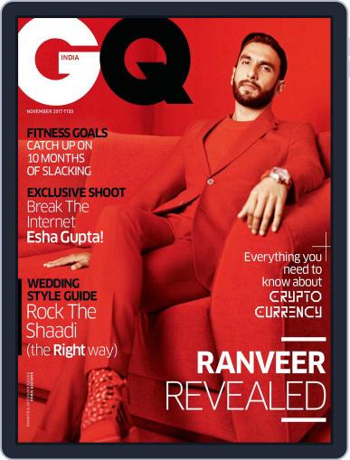 GQ India November 1st, 2017 Digital Back Issue Cover