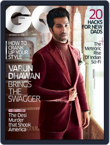 GQ India September 1st, 2017 Digital Back Issue Cover