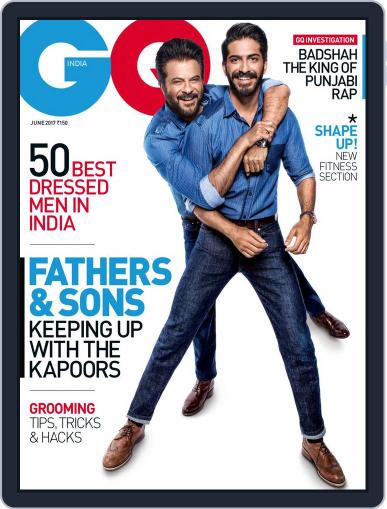 GQ India June 1st, 2017 Digital Back Issue Cover