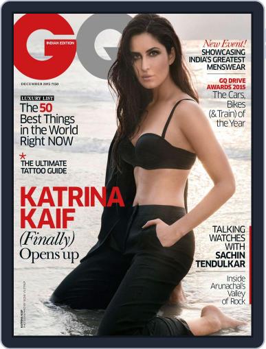 GQ India December 1st, 2015 Digital Back Issue Cover