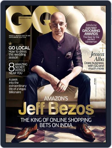 GQ India November 5th, 2014 Digital Back Issue Cover