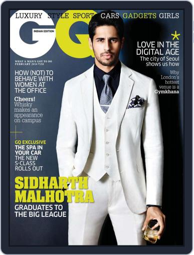 GQ India January 31st, 2014 Digital Back Issue Cover