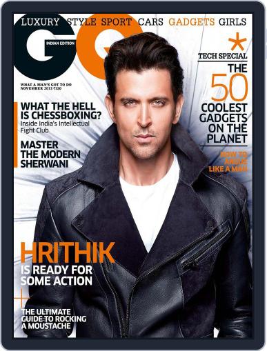 GQ India November 12th, 2013 Digital Back Issue Cover