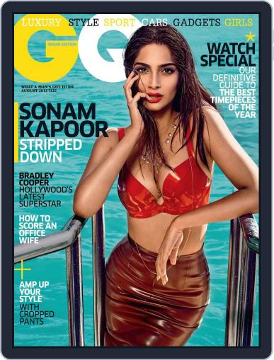 GQ India July 30th, 2013 Digital Back Issue Cover