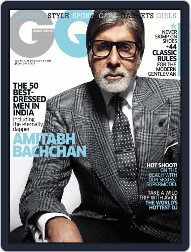 GQ India May 30th, 2013 Digital Back Issue Cover