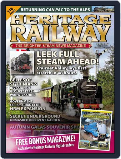 Heritage Railway October 25th, 2019 Digital Back Issue Cover