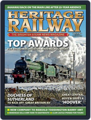 Heritage Railway February 15th, 2019 Digital Back Issue Cover