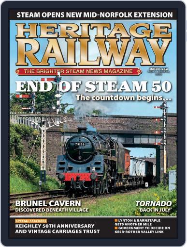 Heritage Railway June 1st, 2018 Digital Back Issue Cover