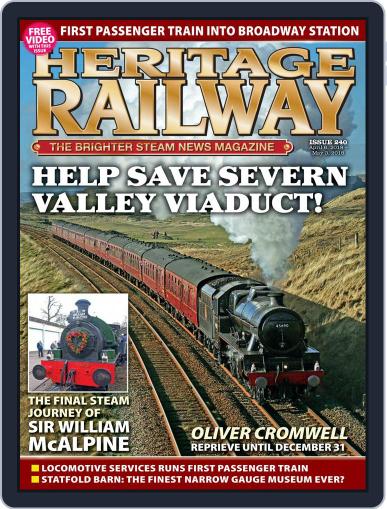 Heritage Railway April 6th, 2018 Digital Back Issue Cover