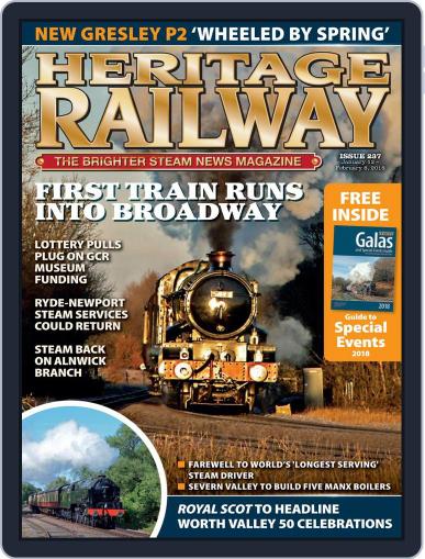 Heritage Railway February 1st, 2018 Digital Back Issue Cover