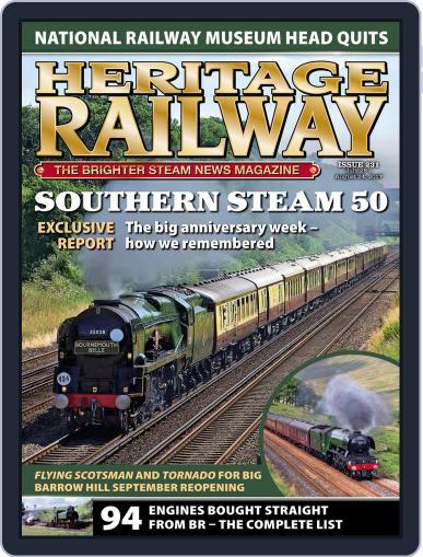 Heritage Railway July 28th, 2017 Digital Back Issue Cover