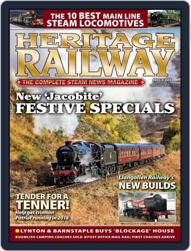 Heritage Railway January 1st, 2017 Digital Back Issue Cover