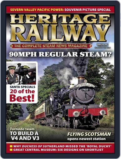 Heritage Railway October 1st, 2016 Digital Back Issue Cover