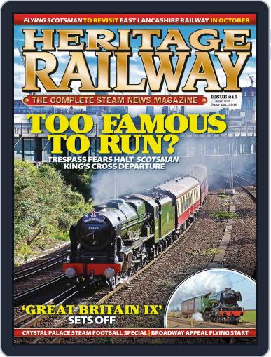 Heritage Railway May 3rd, 2016 Digital Back Issue Cover