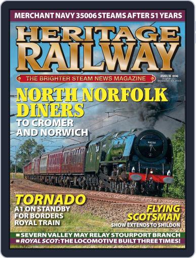 Heritage Railway August 25th, 2015 Digital Back Issue Cover
