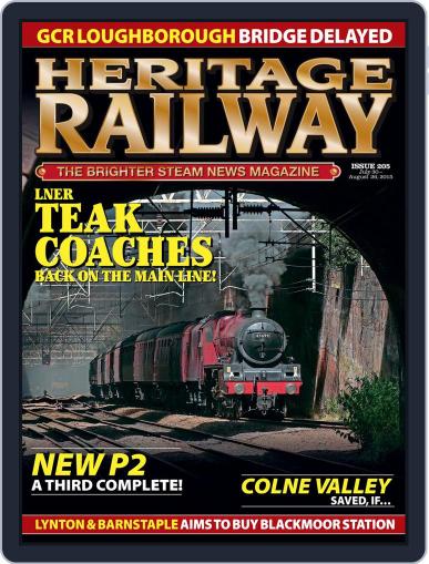 Heritage Railway July 28th, 2015 Digital Back Issue Cover