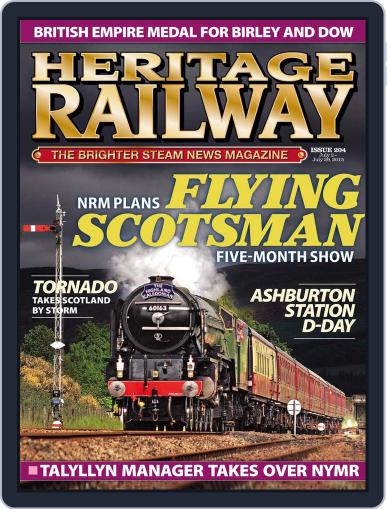 Heritage Railway June 30th, 2015 Digital Back Issue Cover