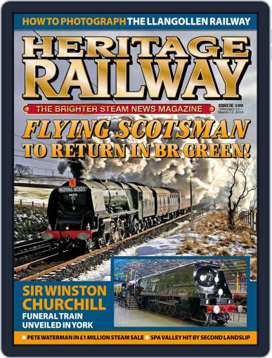 Heritage Railway February 10th, 2015 Digital Back Issue Cover