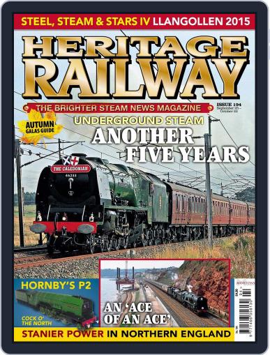 Heritage Railway September 23rd, 2014 Digital Back Issue Cover