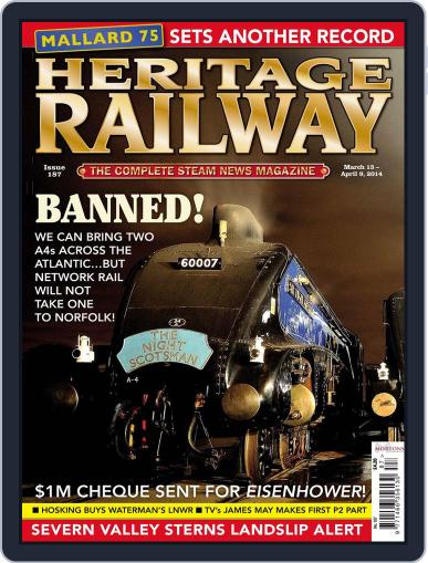 Heritage Railway March 11th, 2014 Digital Back Issue Cover