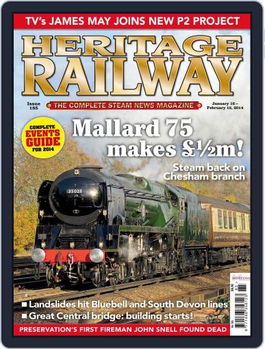 Heritage Railway January 14th, 2014 Digital Back Issue Cover