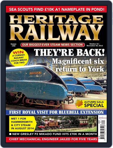 Heritage Railway October 22nd, 2013 Digital Back Issue Cover