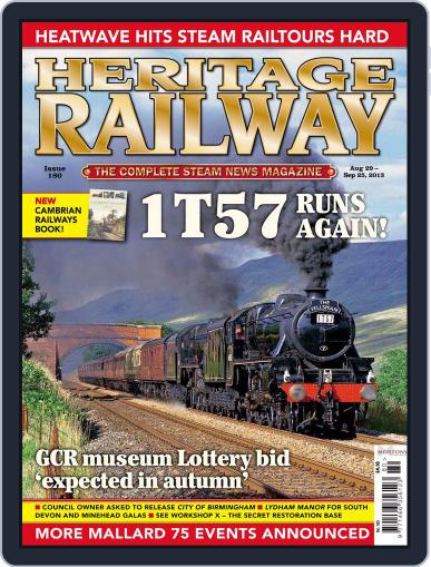 Heritage Railway August 27th, 2013 Digital Back Issue Cover