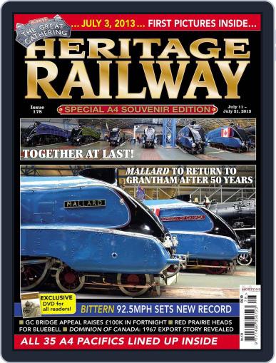 Heritage Railway July 5th, 2013 Digital Back Issue Cover