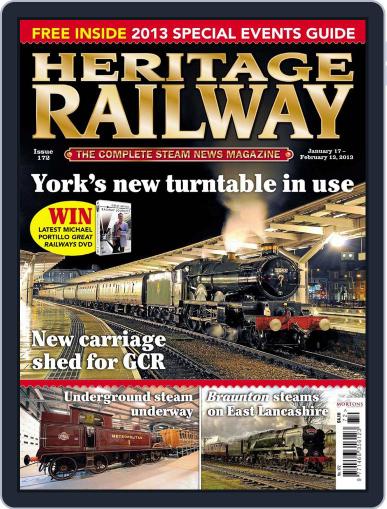 Heritage Railway January 15th, 2013 Digital Back Issue Cover