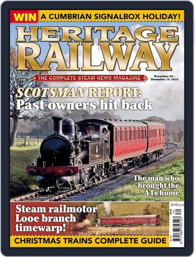 Heritage Railway November 20th, 2012 Digital Back Issue Cover