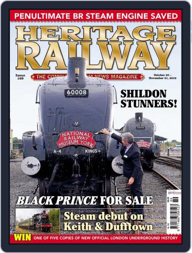 Heritage Railway October 23rd, 2012 Digital Back Issue Cover