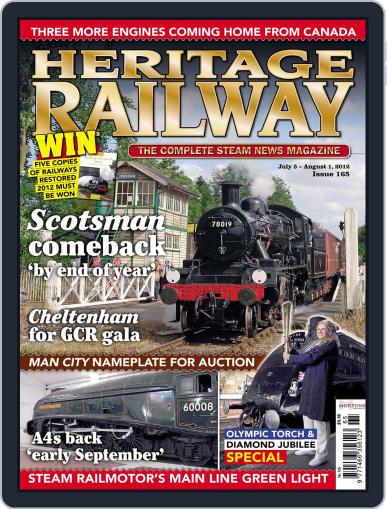 Heritage Railway July 3rd, 2012 Digital Back Issue Cover