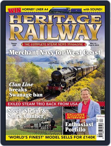 Heritage Railway May 8th, 2012 Digital Back Issue Cover