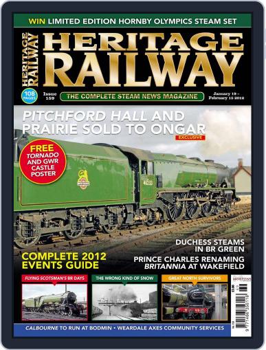 Heritage Railway January 17th, 2012 Digital Back Issue Cover