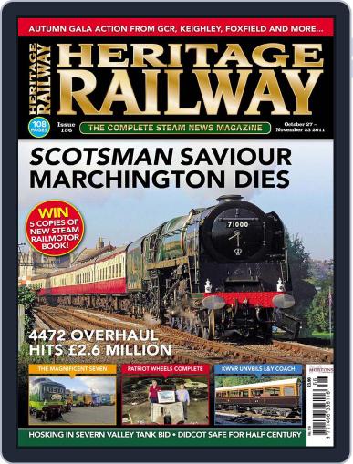 Heritage Railway October 25th, 2011 Digital Back Issue Cover