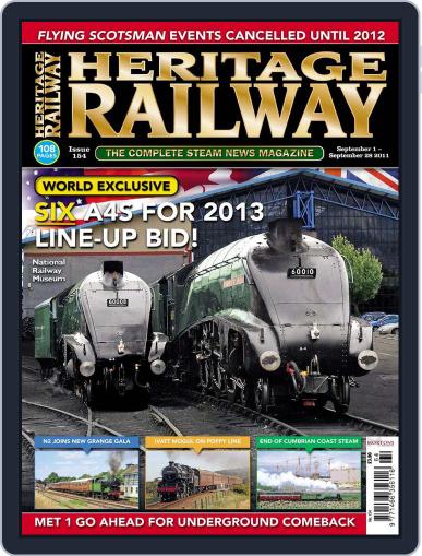 Heritage Railway August 30th, 2011 Digital Back Issue Cover