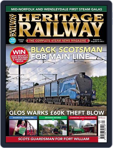 Heritage Railway August 2nd, 2011 Digital Back Issue Cover
