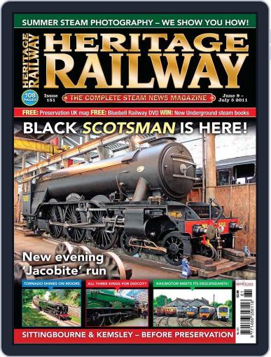 Heritage Railway June 7th, 2011 Digital Back Issue Cover