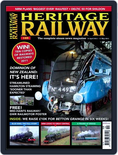 Heritage Railway April 12th, 2011 Digital Back Issue Cover