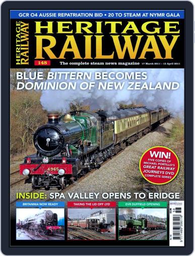 Heritage Railway March 18th, 2011 Digital Back Issue Cover