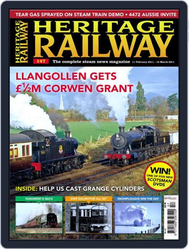Heritage Railway February 15th, 2011 Digital Back Issue Cover